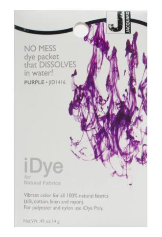 צבע לבדים טבעיים - סגול ויולט - iDye for Natural Fabrics